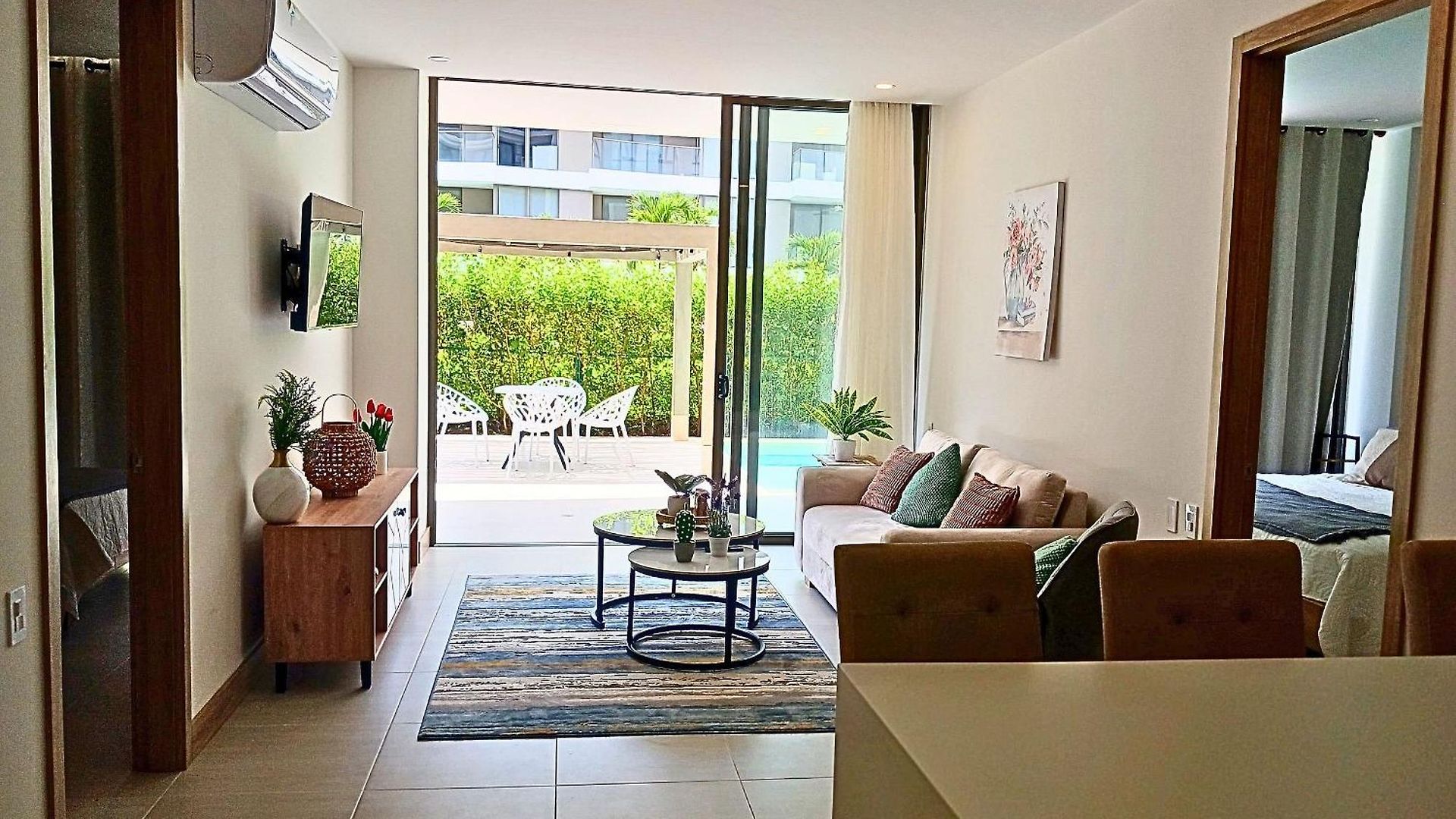 Lujoso Apto Con Piscina Privada Y Salida A Playa Apartamento